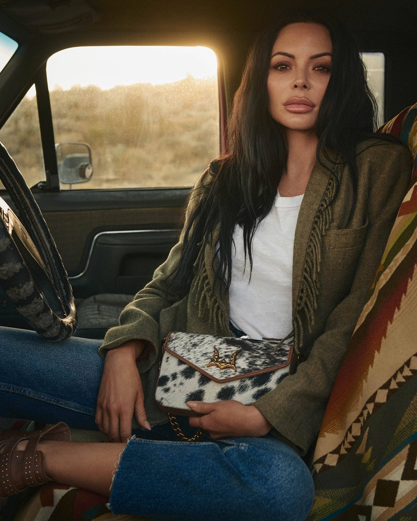 Loyal West - Lw On The Go Mini Chain Bag - Nan / IN COWHIDE AND CALFSKIN