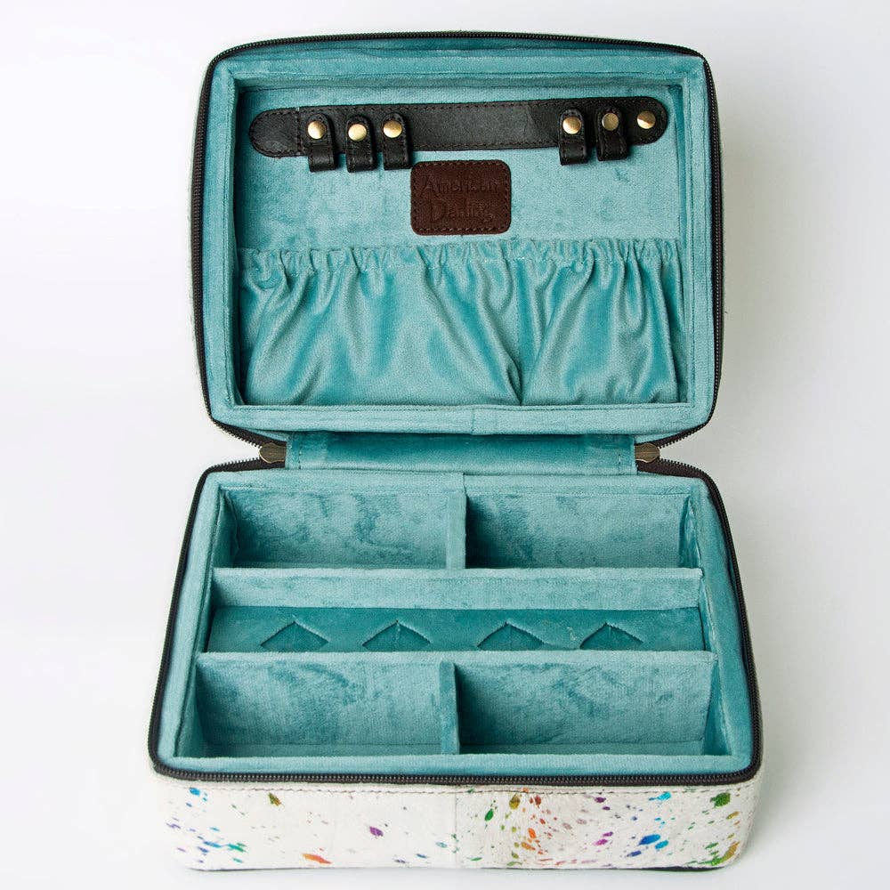 American  darling Jewelry Case Genuine Western Leather Women Bag - ADBGA315A