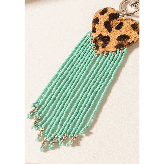 Myra Bag - Untamed Love Keychain in Mirage Aqua - Mirage Aqua