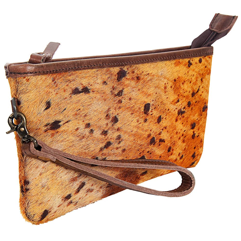 LS Western - ADBG344 American Darling Hair-On Cowhide Wristlet Bag - ADBG344ACGO