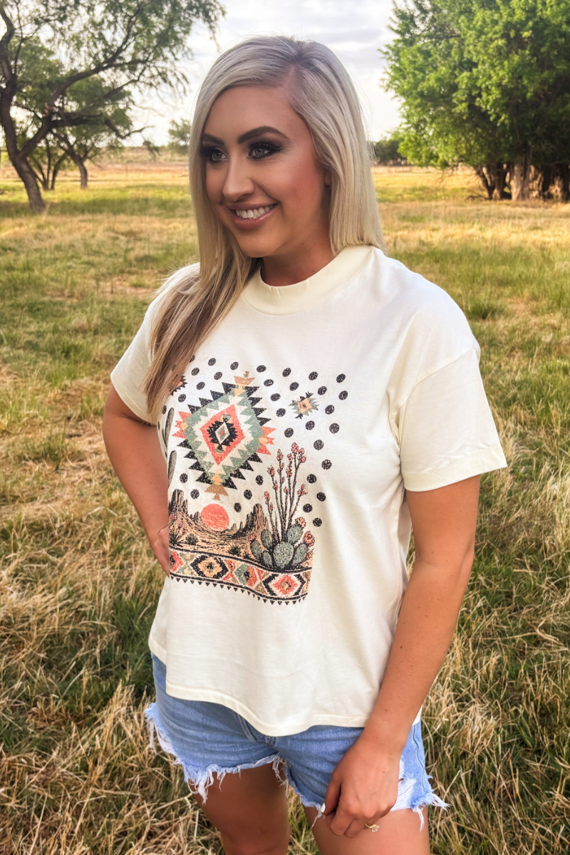 Sterling Kreek - Boho Desert Tee - M