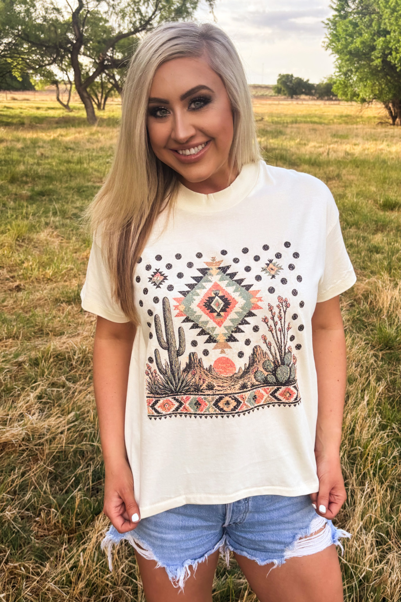Sterling Kreek - Boho Desert Tee - M