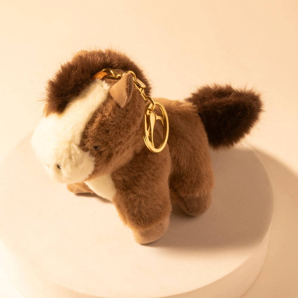 Myra Bag - Saddle Sweetheart Bag Charm in Desert Fawn - Desert Fawn