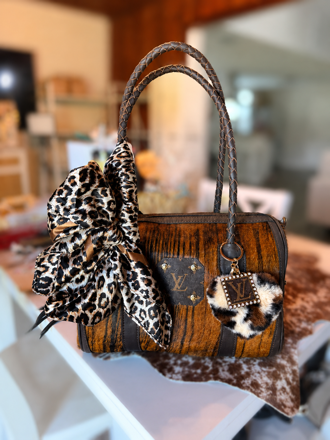 Upcycled Medium Speedy- Brindle
