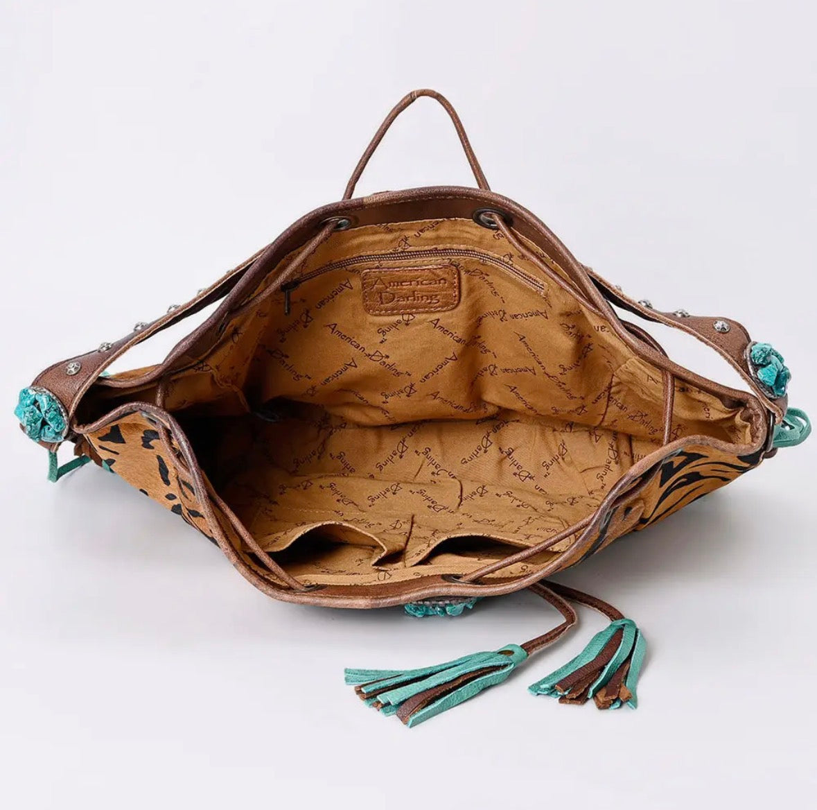 American Darling Hair on Hobo Bag