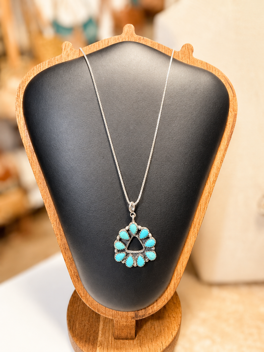 Turquoise & Sterling Silver Necklace