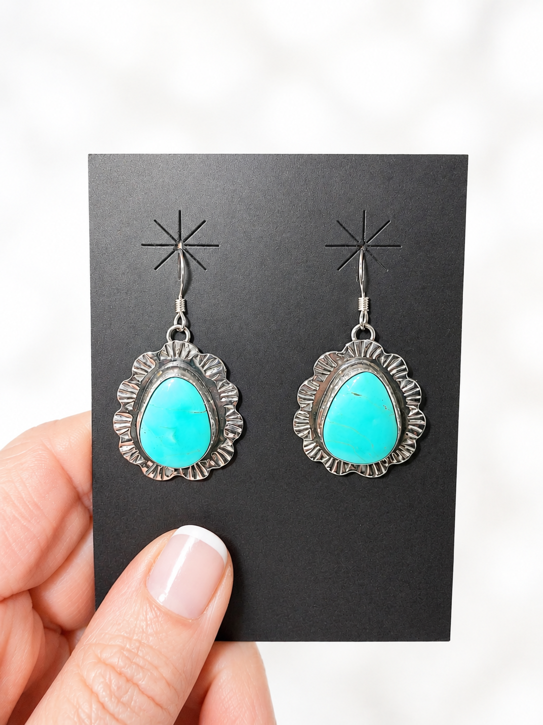 ✨ Authentic Native American Royston Dangle Earrings ✨