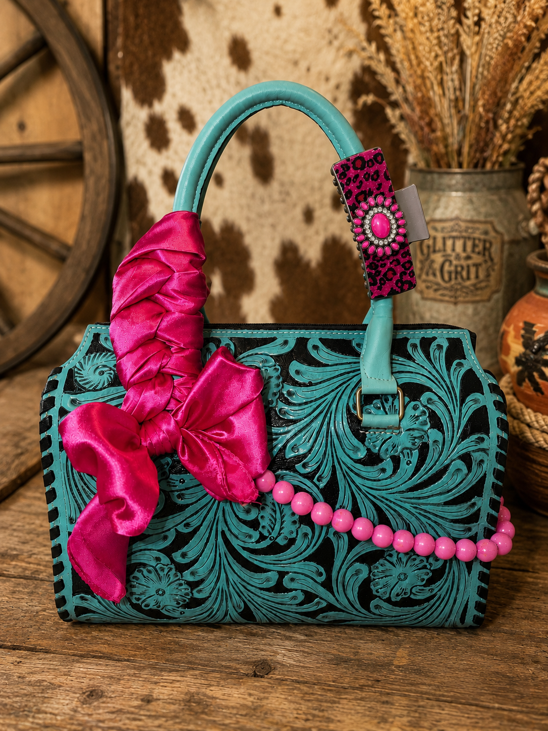 Cowgirl candy Large Speedy handbag with bougie bundle included!