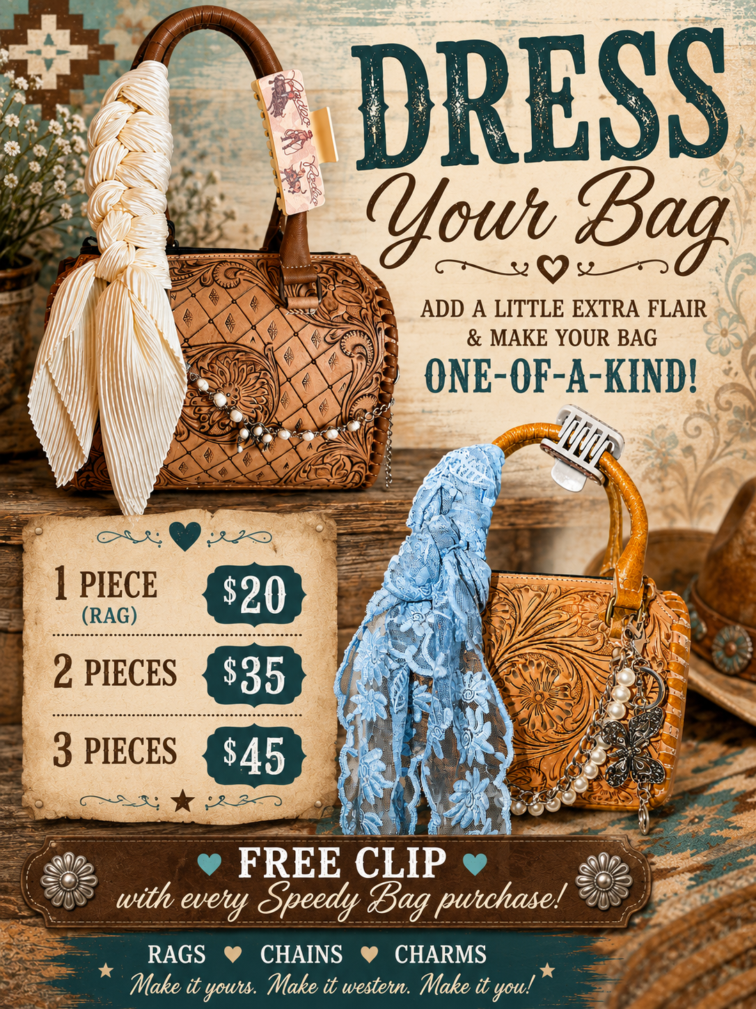 Dress your bag 2 piece set!