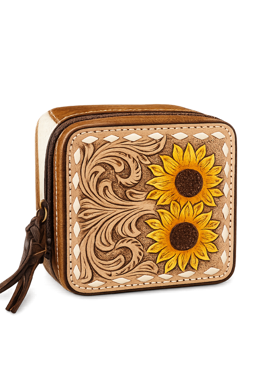 Sunflower jewelry box!