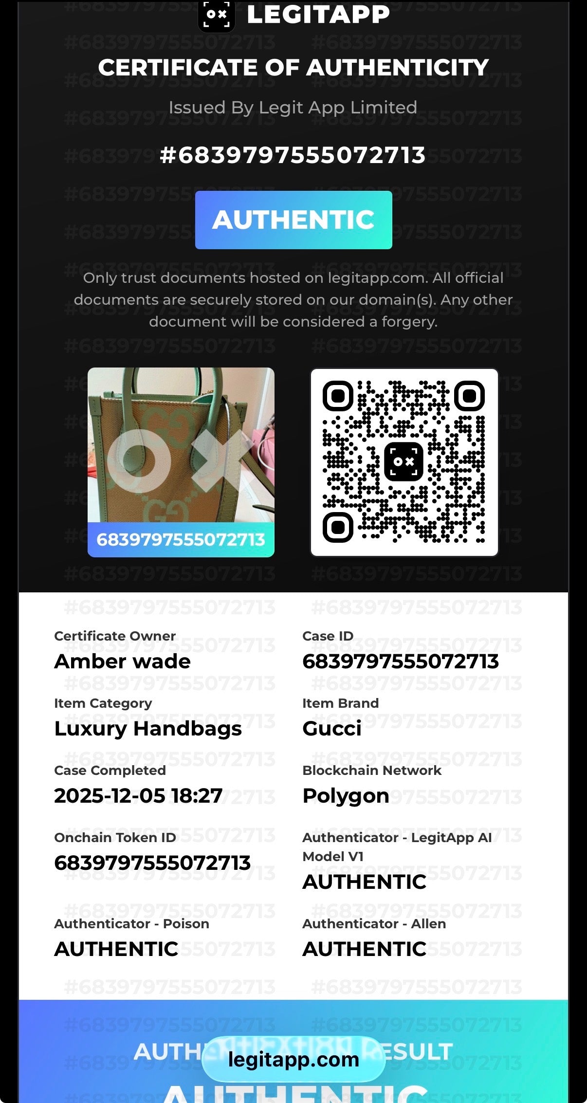 Gucci Womens Jumbo GG Canvas/Leather Mini Shoulder Tote Bag Green- New Without Tags