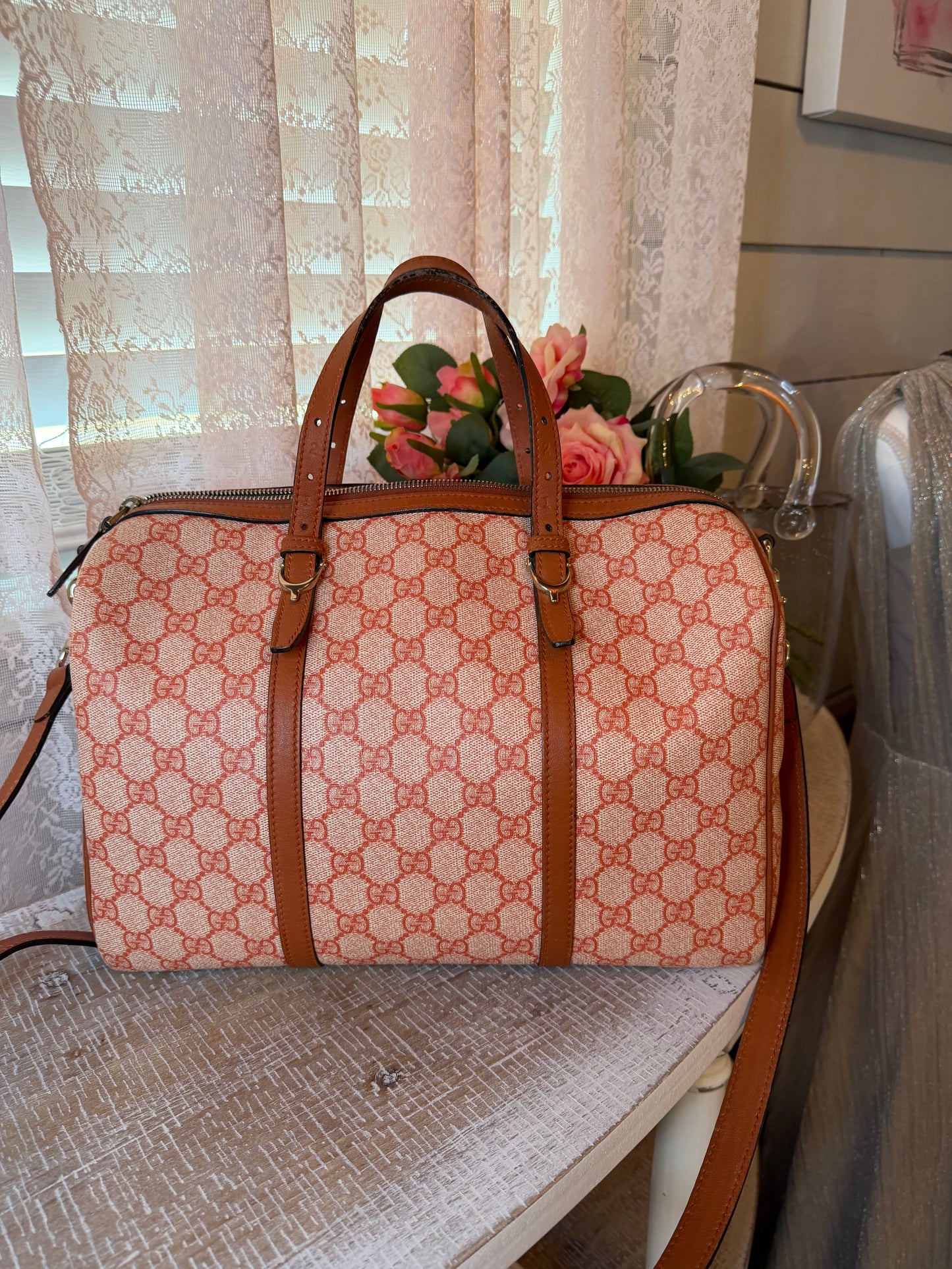 Gucci Monogram coated canvas tote - limited edition