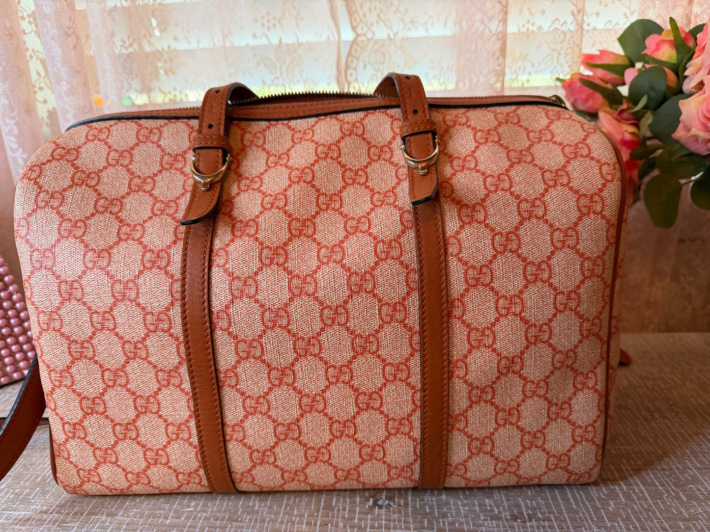 Gucci Monogram coated canvas tote - limited edition