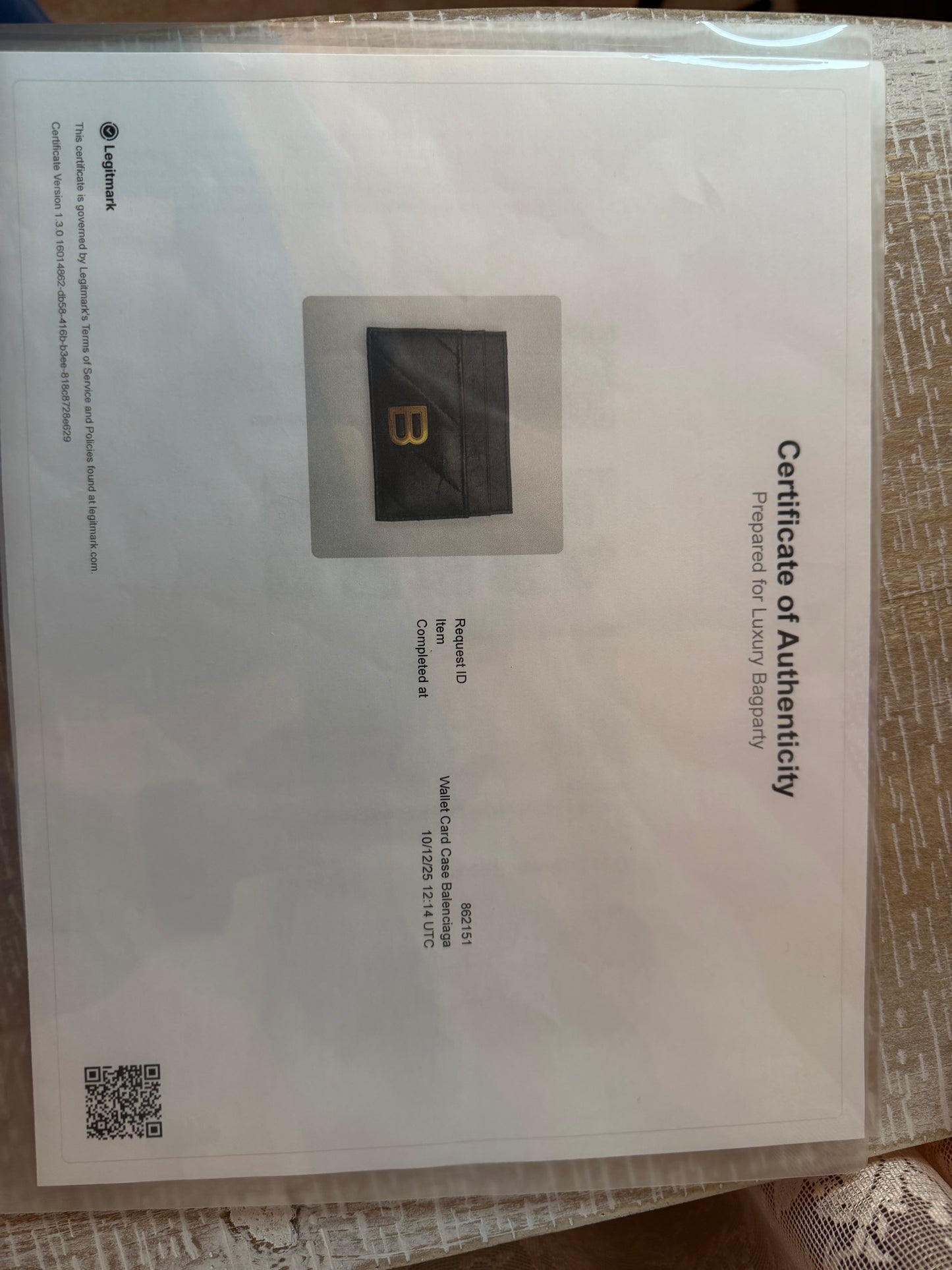 BALENCIAGA 'CRUSH' BLACK CARD-HOLDER WITH B LOGO IN QUILTED LEATHER WOMAN