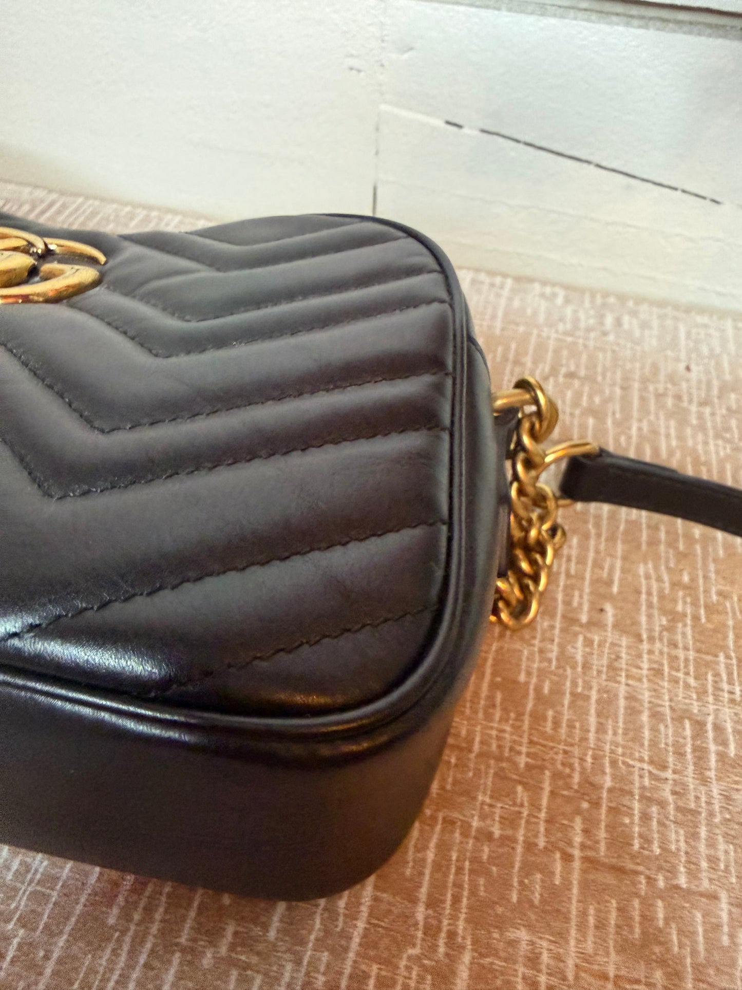 Black Gucci Camera bag