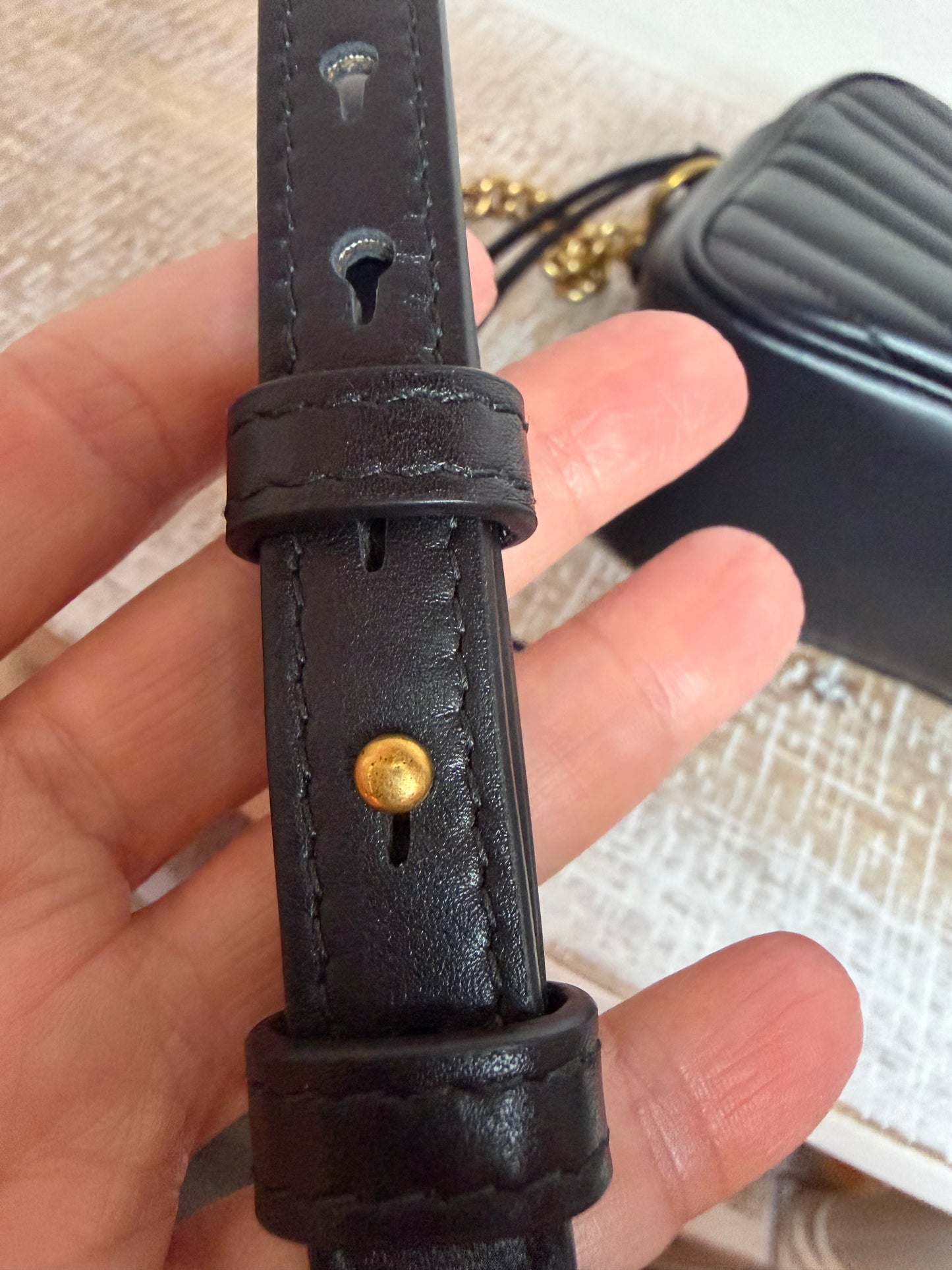 Black Gucci Camera bag