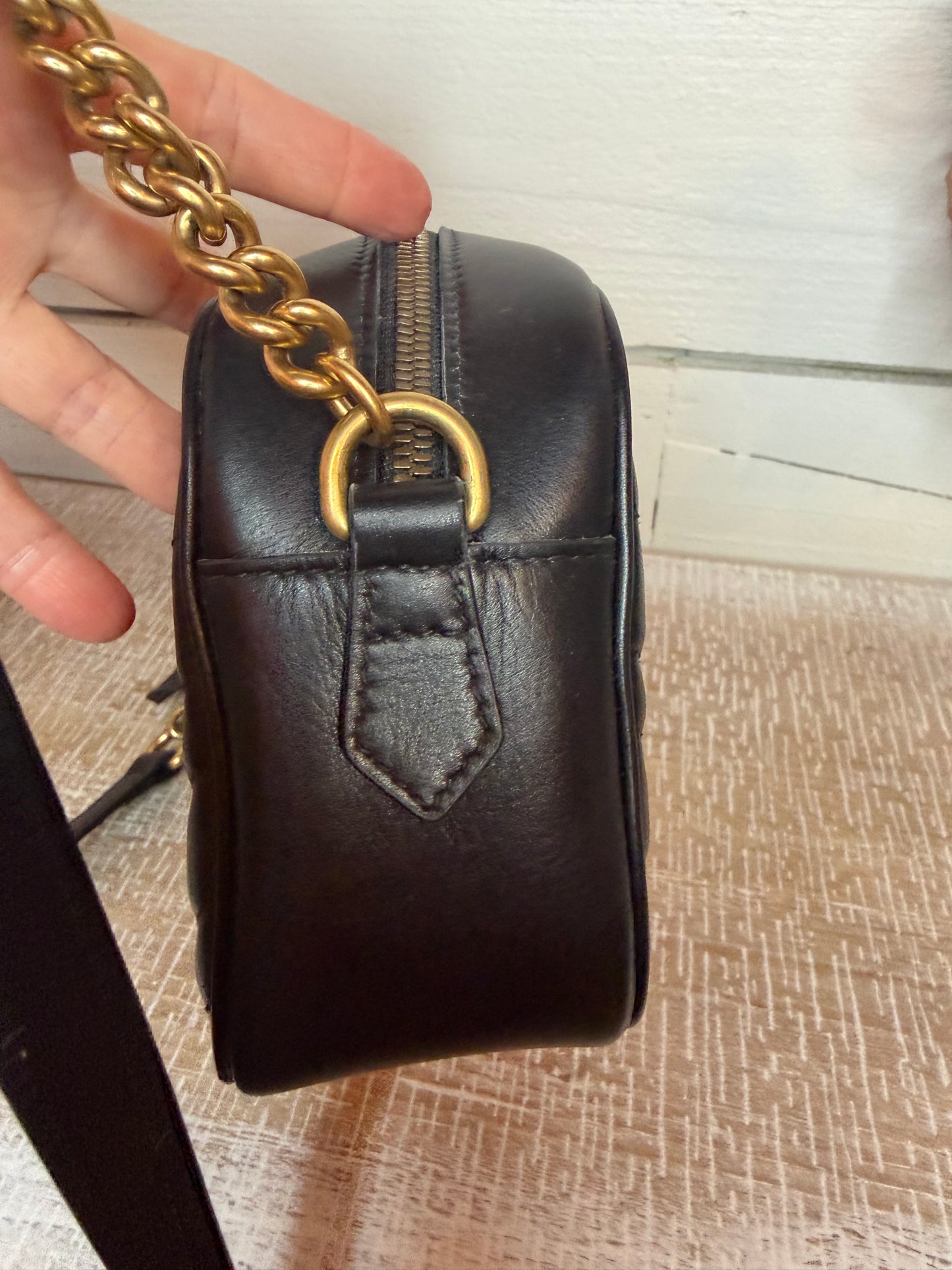 Black Gucci Camera bag