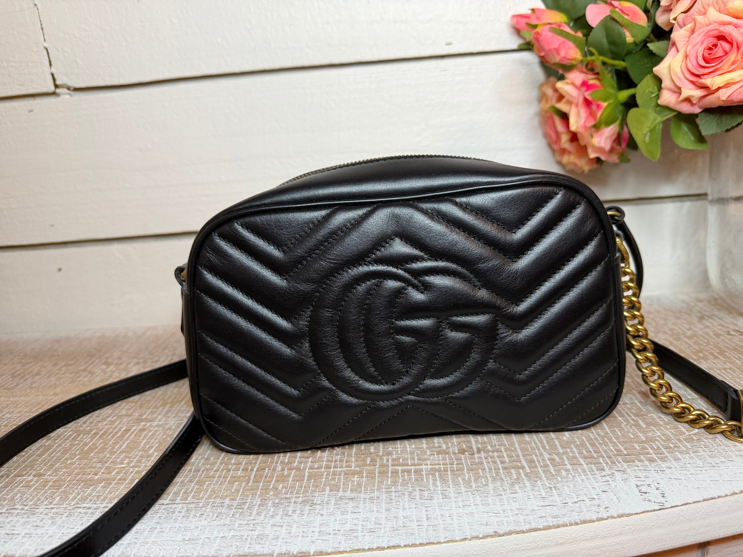 Black Gucci Camera bag