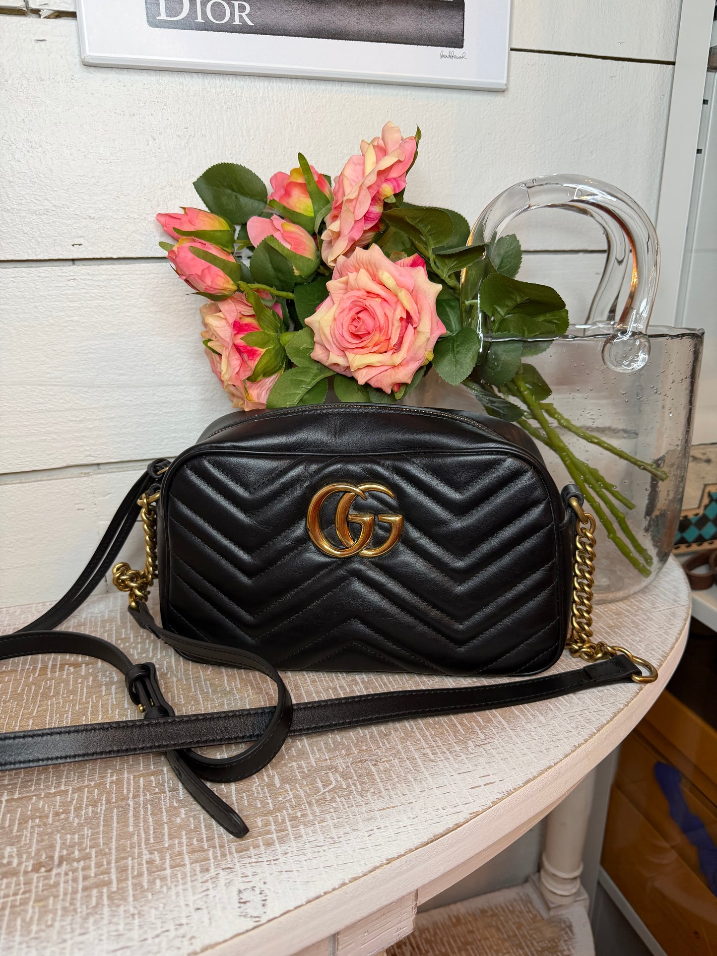 Black Gucci Camera bag