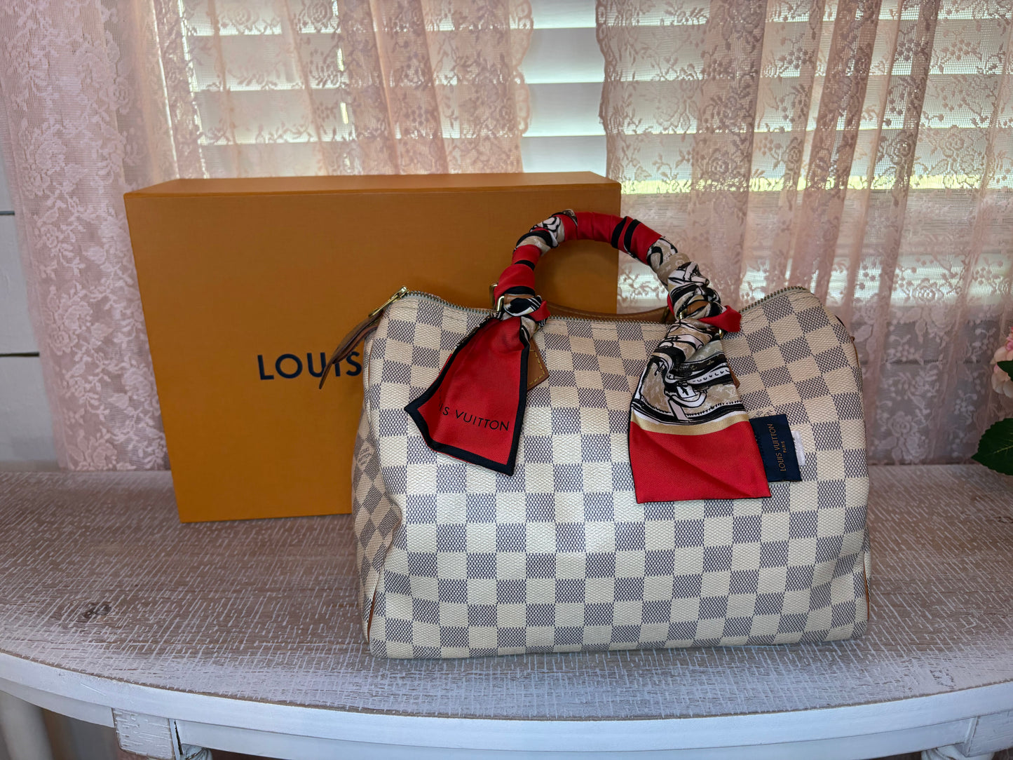 Louis Vuitton Speedy 30 Azur Vintage