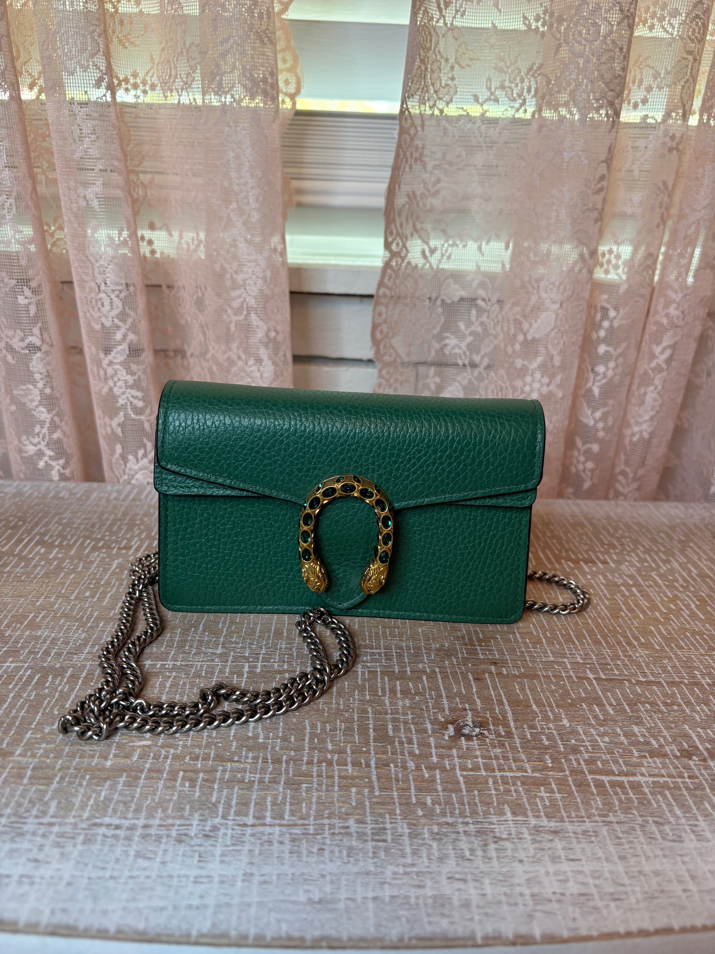 Gucci Dionysus Emerald Shoulder bag