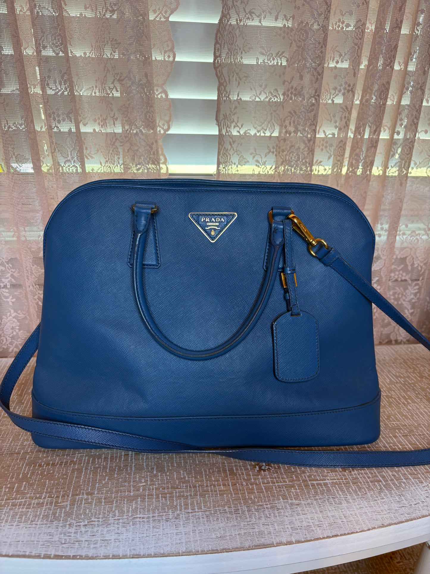 Prada Open Promenade Bag Saffiano Leather (Large)