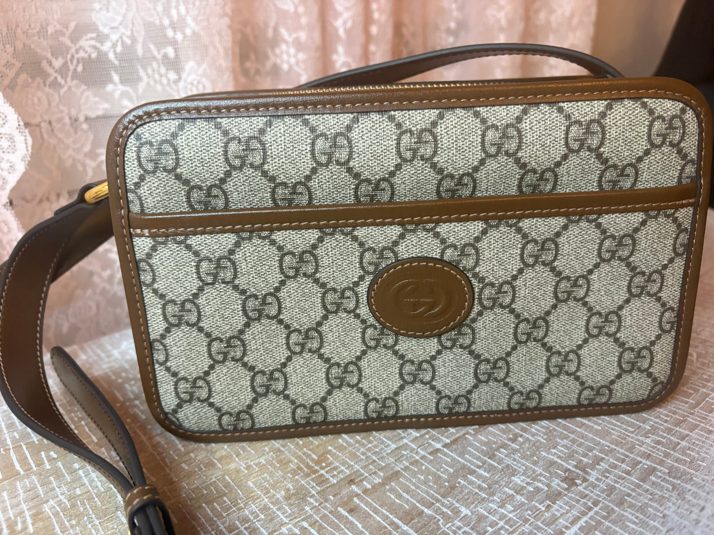 Gucci Vintage Bag Crossbody Bag- Rare Find