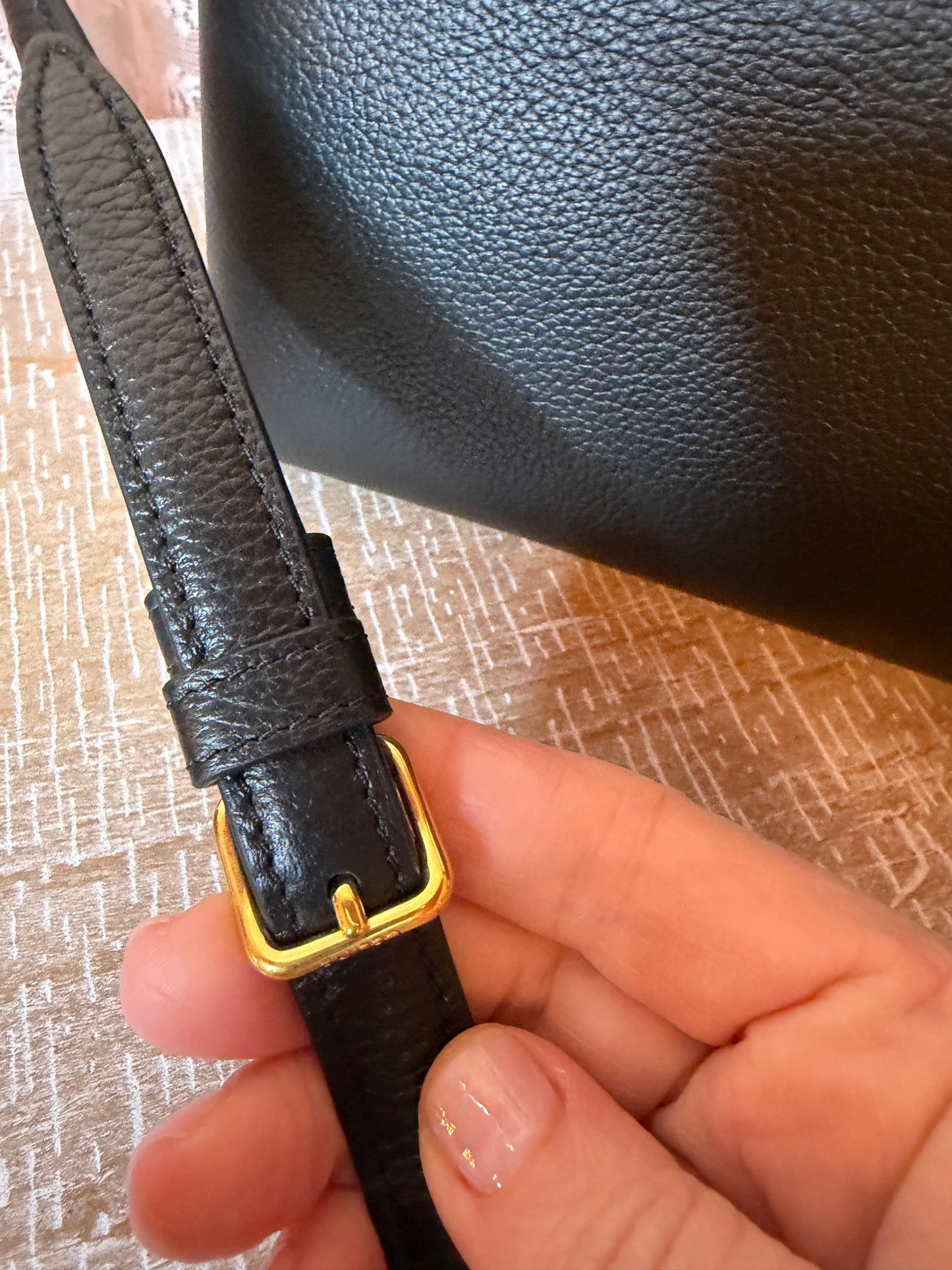 CELINE Brand new 2025 Supple Calfskin Medium Nino Black