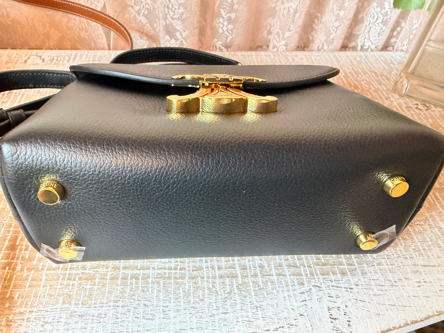 CELINE Brand new 2025 Supple Calfskin Medium Nino Black