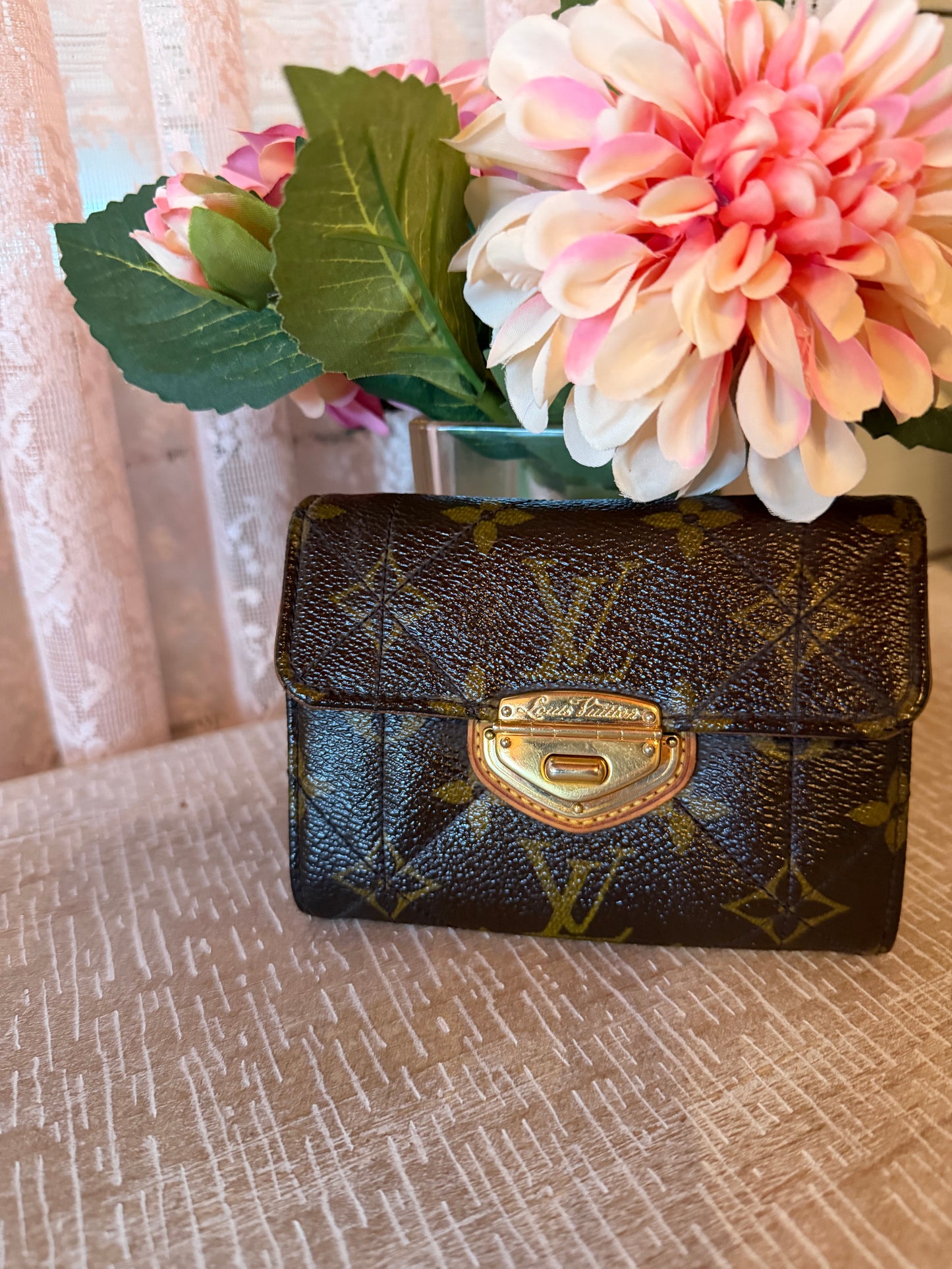 LOUIS VUITTON Monogram Canvas Etoile Compact Wallet