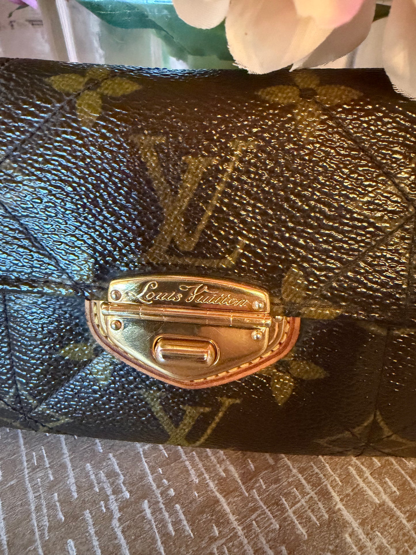 LOUIS VUITTON Monogram Canvas Etoile Compact Wallet