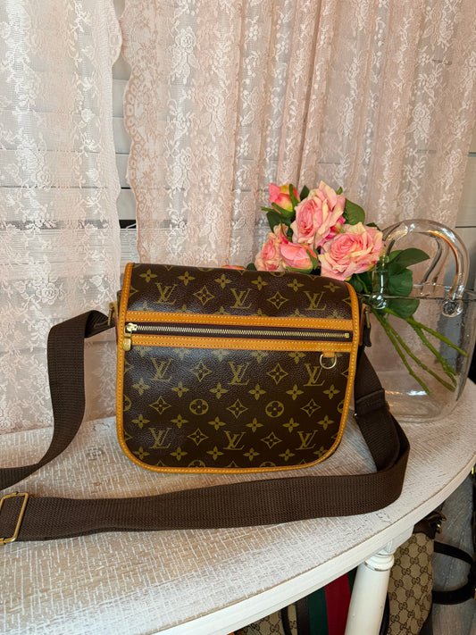 LOUIS VUITTON MESSENGER BOSPHORE PM SHOULDER BAG MONOGRAM