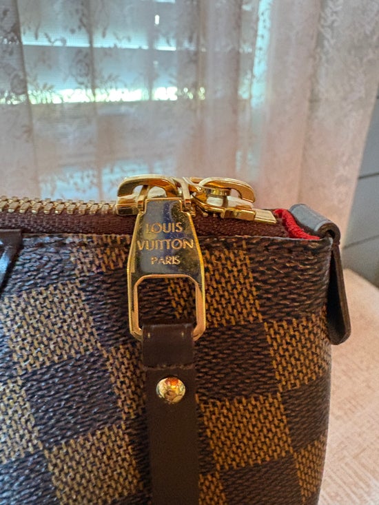 Louis Vuitton Tote MM Brown Canvas Damier Ebene