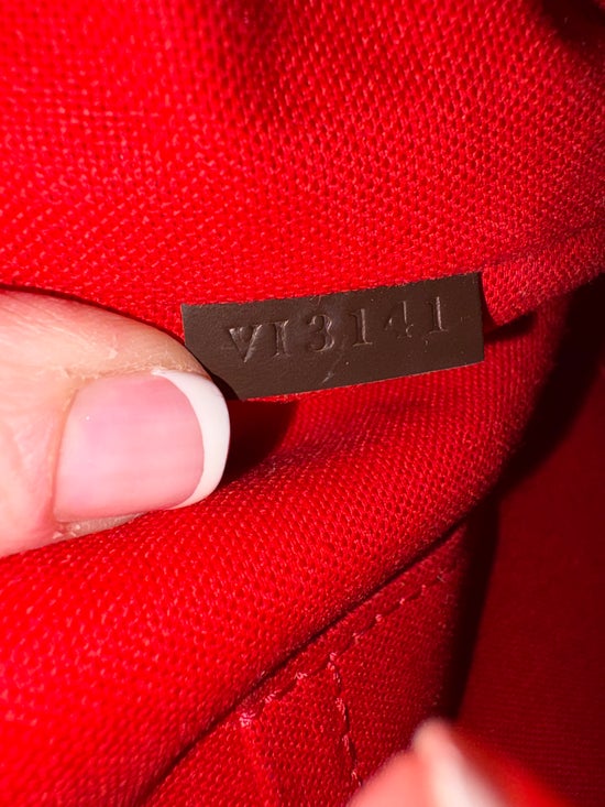 Louis Vuitton Tote MM Brown Canvas Damier Ebene