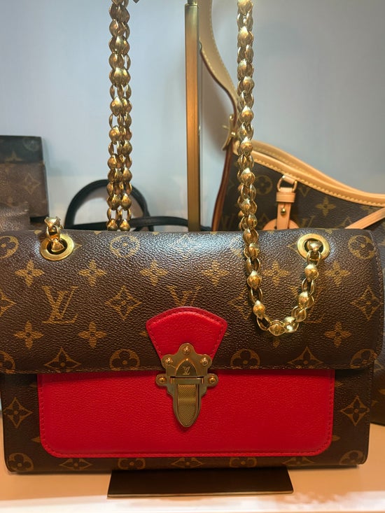 Louis Vuitton Red Monogram Canvas Victoire