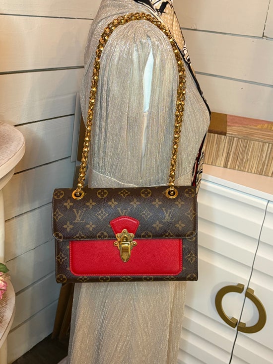 Louis Vuitton Red Monogram Canvas Victoire