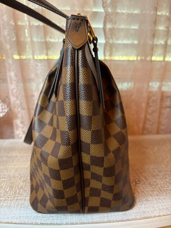 Louis Vuitton Tote MM Brown Canvas Damier Ebene