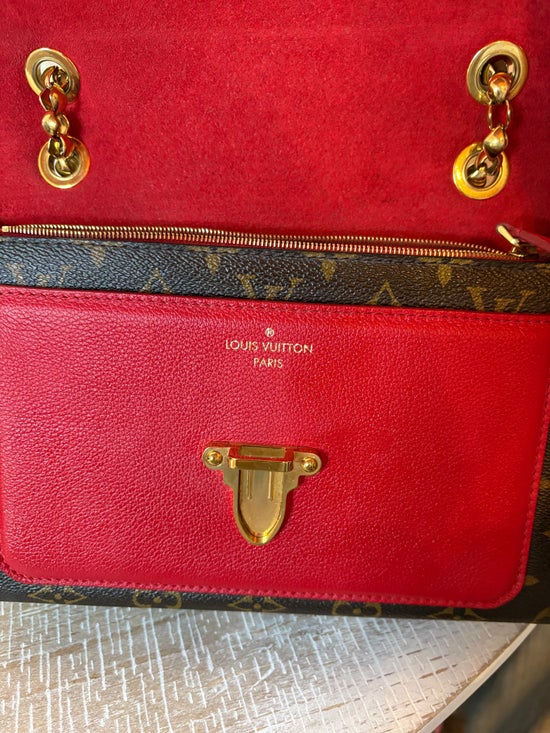 Louis Vuitton Red Monogram Canvas Victoire