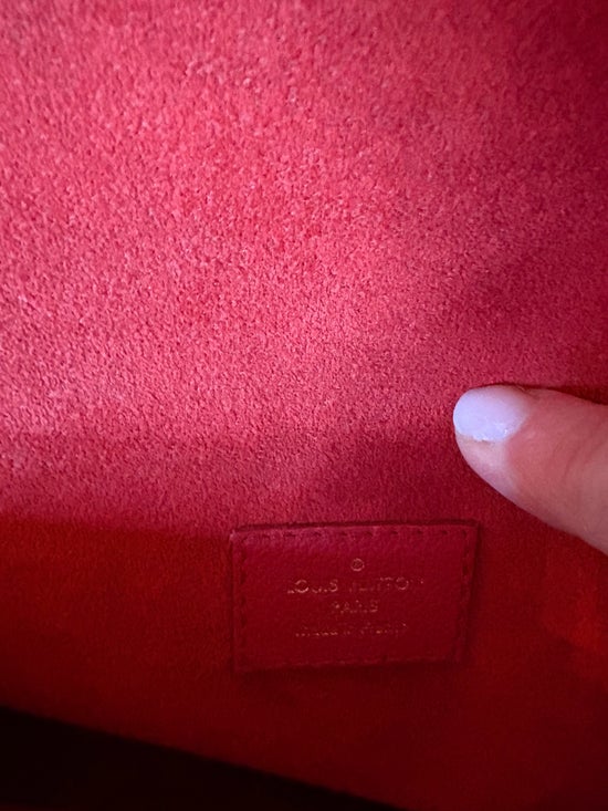 Louis Vuitton Red Monogram Canvas Victoire