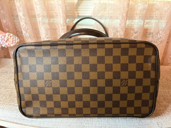 Louis Vuitton Tote MM Brown Canvas Damier Ebene