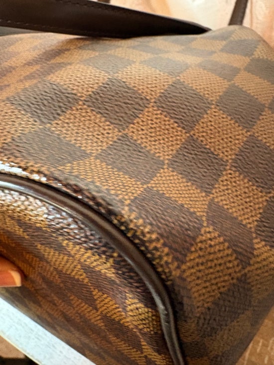 Louis Vuitton Tote MM Brown Canvas Damier Ebene
