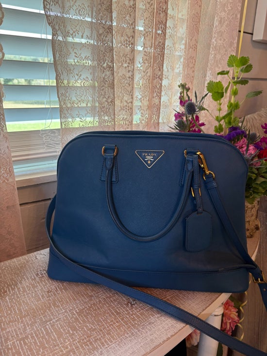 Prada Open Promenade Bag Saffiano Leather (Large)