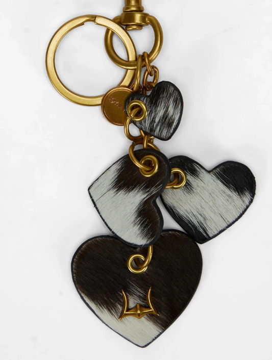 LW Hide Heart Keychain