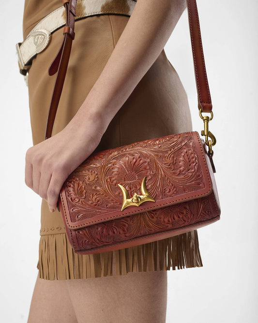 Loyal West - Savi Mini Bag In  Handtooled Leather