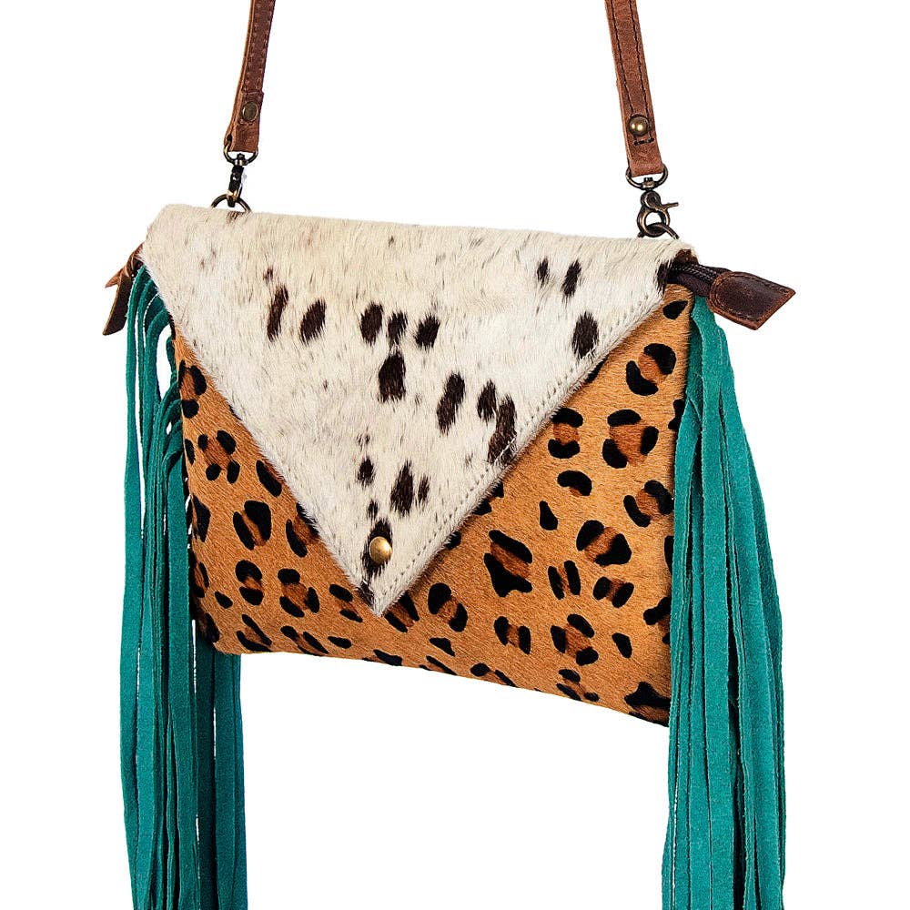 Envelope Hair On Genuine Western Leather Women Bag - ADBG490A