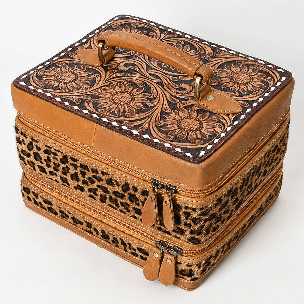 American Darling Jewelry Case Genuine Western Leather Women Bag - ADBGA454E