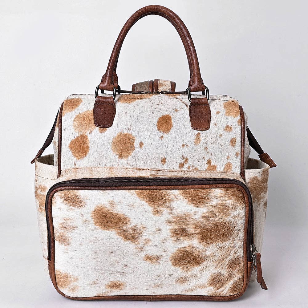 LS Western - ADBG1597 Backpack Hair On Genuine Western Leather Women Bag - ADBG1597