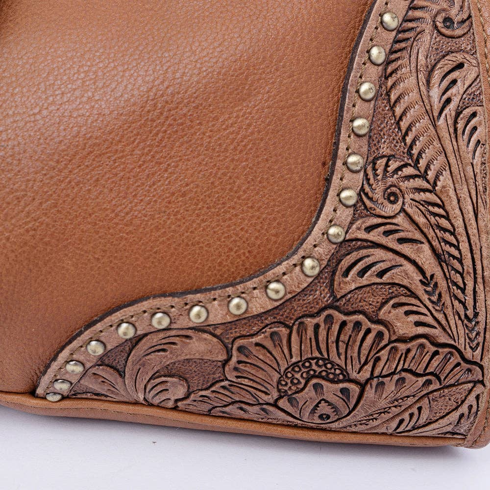 LS Western - ADBGI222 Hobo Genuine Western Leather Women Bag - ADBGI222C