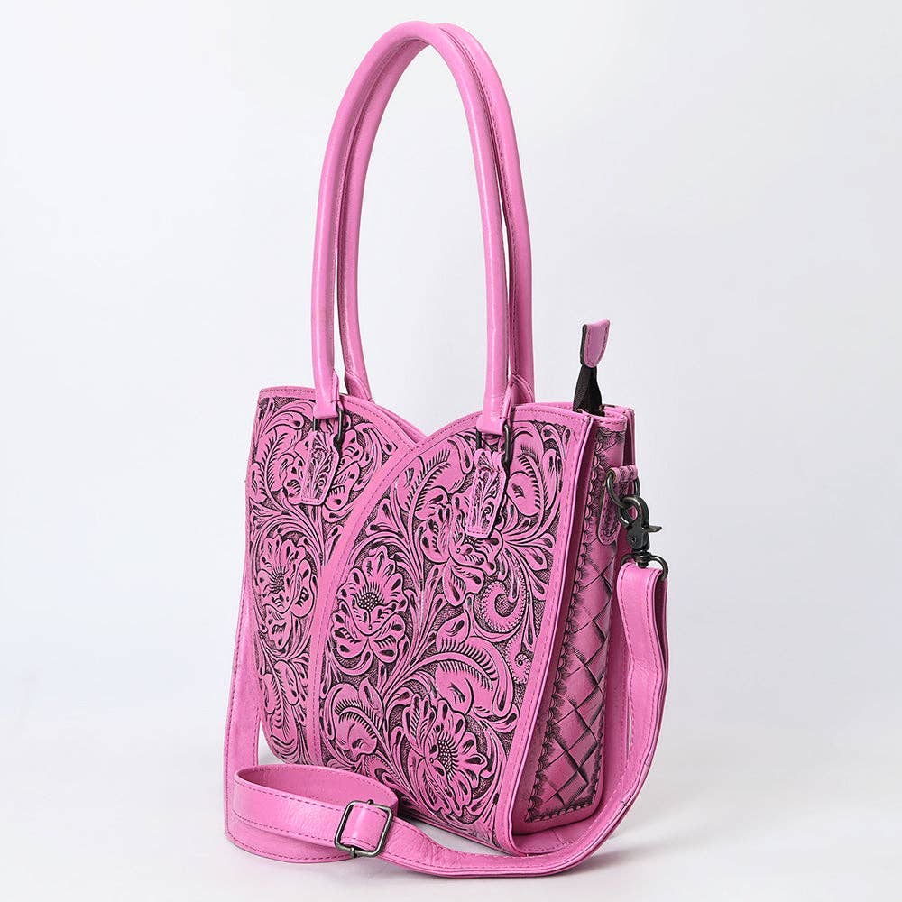 American Darling Tote Hand Tooled Genuine Western Leather Women Bag - ADBG1473C