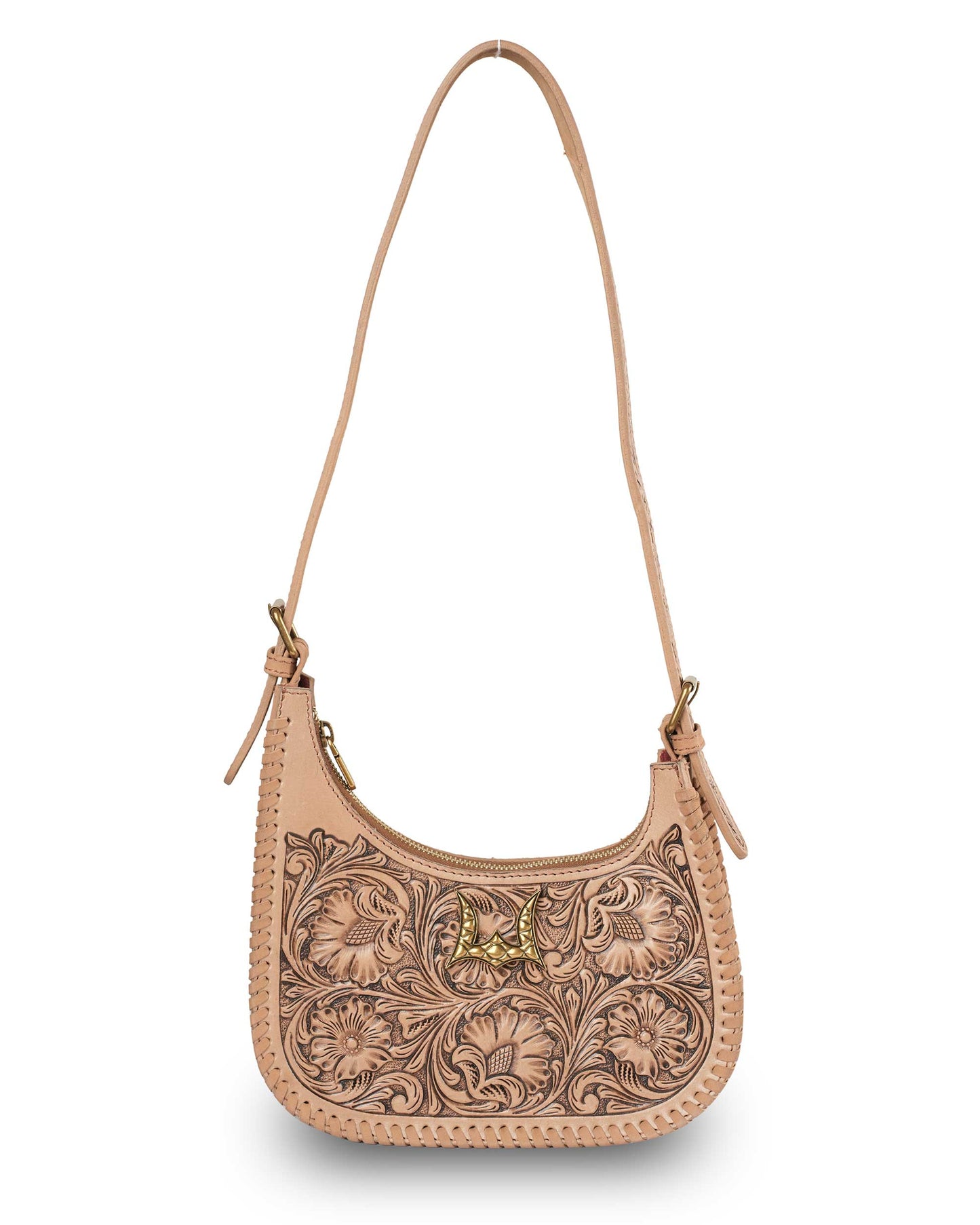 Loyal West - Handtooled Dannia Medium Purse - Slant Form - NaN / Slant Form